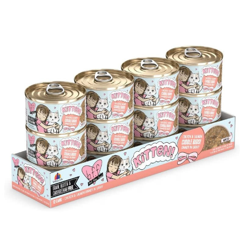 BFF Kitten Cuddle Buds Dinner in Gravy 2.8OZ Case/12