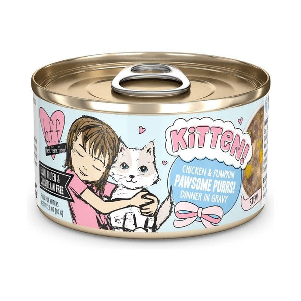 BFF Kitten Pawesome Purrs Dinner in Gravy 2.8OZ Case/12