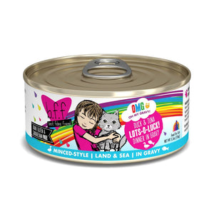BFF OMG Duck & Tuna Lots-O-Luck Canned Cat Food Case
