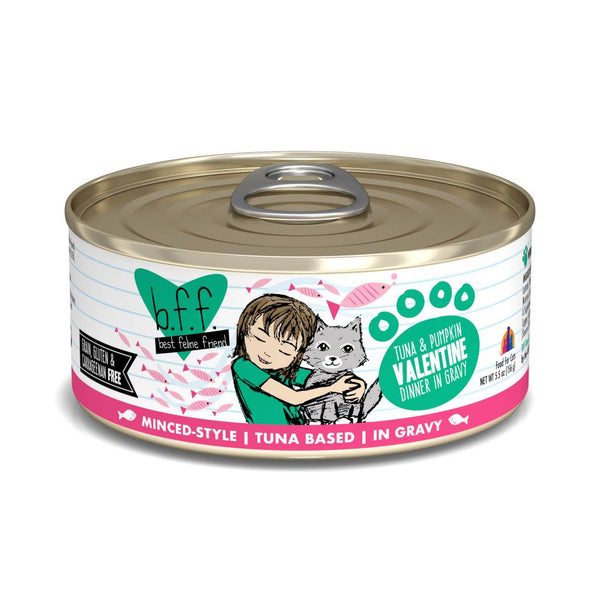 BFF Tuna & Pumpkin Valentine Canned Cat Food Case