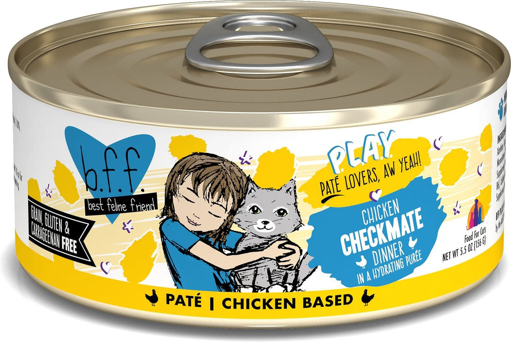 BFF PLAY Chicken Checkmate Canned Cat Food Case