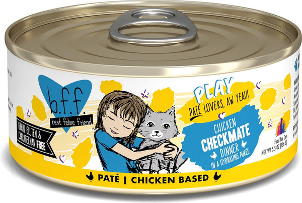 BFF PLAY Chicken Checkmate Canned Cat Food Case