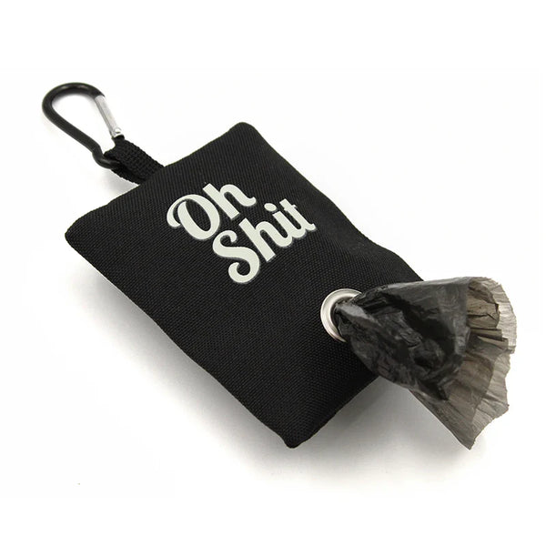 "Oh Shit"  Poo Bag Dispenser