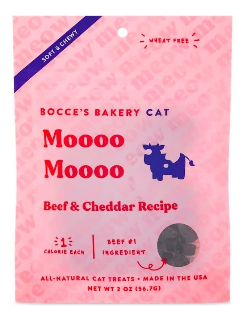 BOCCE'S Cat Treat Moooo Moooo 2oz