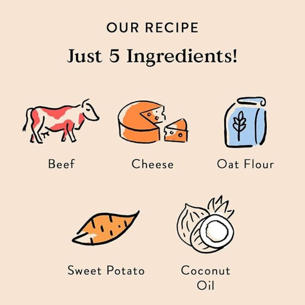 BOCCE'S Crunchy Burgers & Fries Dog Treat 5OZ