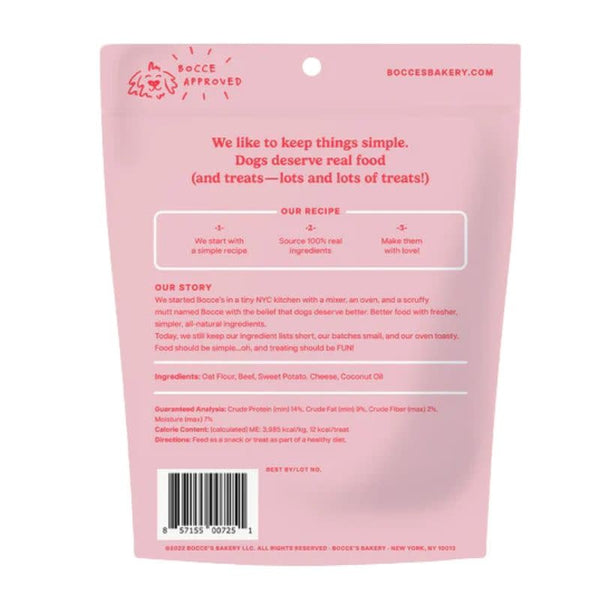 BOCCE'S Crunchy Burgers & Fries Dog Treat 5OZ