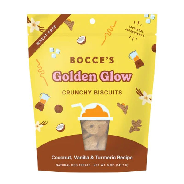 BOCCE'S Crunchy Golden Glow Dog Treat 5OZ