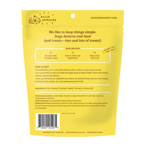 BOCCE'S Crunchy Golden Glow Dog Treat 5OZ
