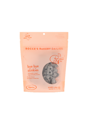 BOCCE'S Soft & Chewy Dailies Functional Dog Treats 6oz Bye Bye Stinkies