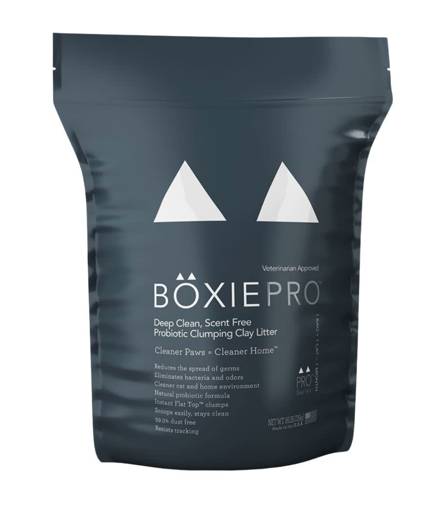 BOXIECAT Pro Deep Clean Scent-Free Probiotic Clumping Cat Litter