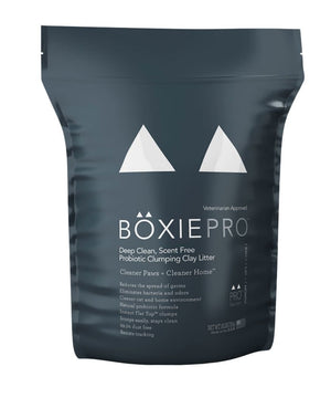 BOXIECAT Pro Deep Clean Scent-Free Probiotic Clumping Cat Litter