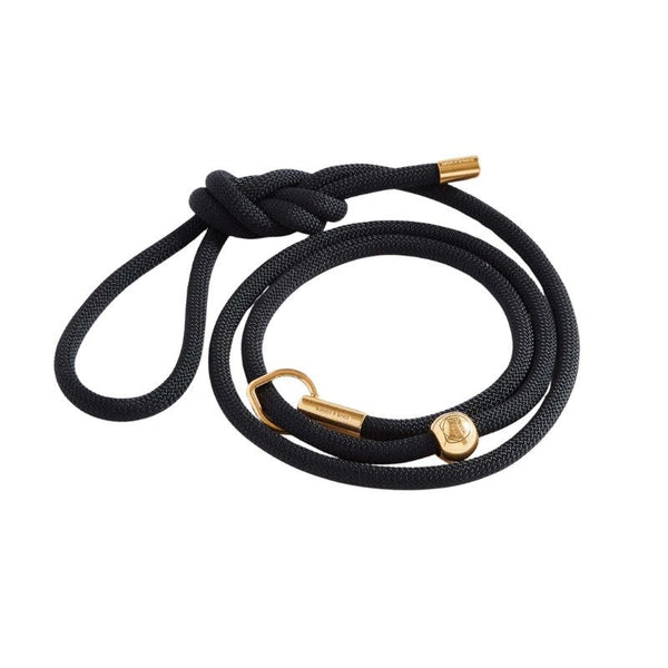 BUBBLE & SPIKE Black & Gold Simple Slip Lead