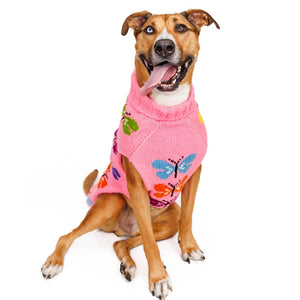 CHILLY DOG Dog Sweater Butterfly