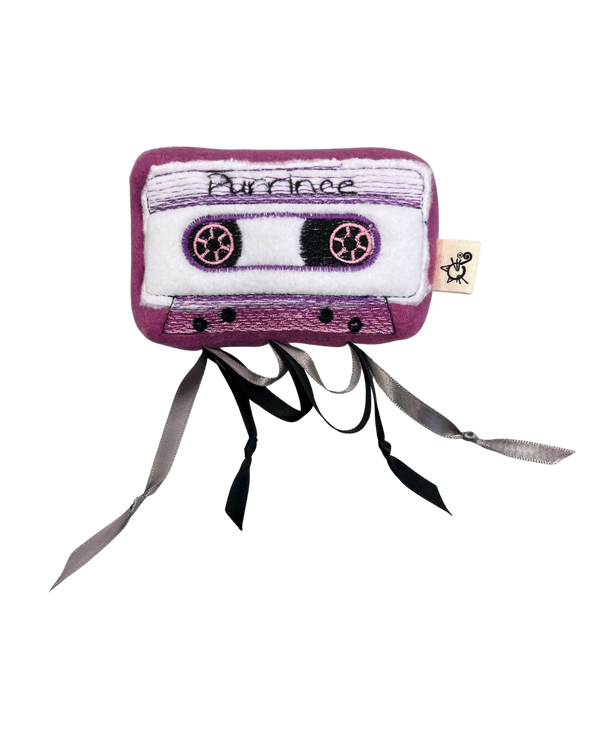 CROCHET KITTY Catnip Cassette Tape Cat Toy