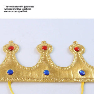 King Robe & Crown Dog Costume