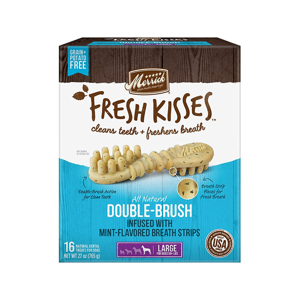 MERRICK Fresh Kisses with Mint Strips Large