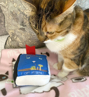 SCREAMING PICKLES The Great Catsby Catnip Book Toy
