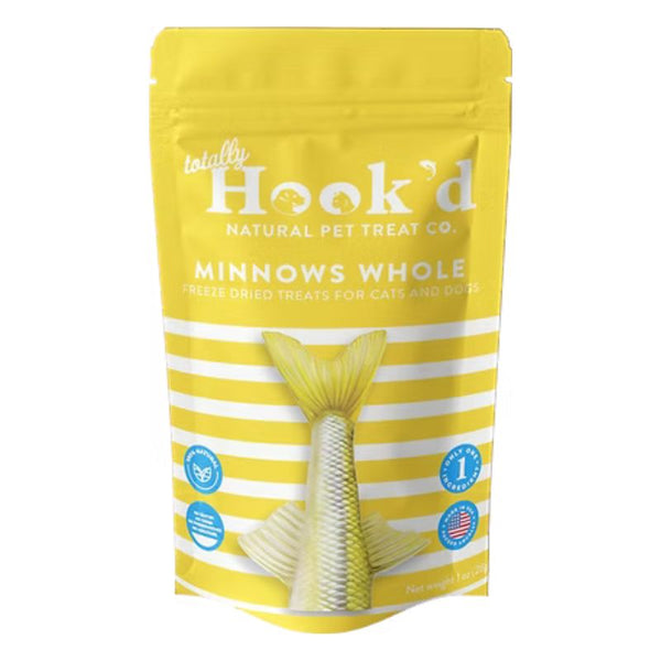 TOTALLY HOOK'D Whole Minnows Dog Treats