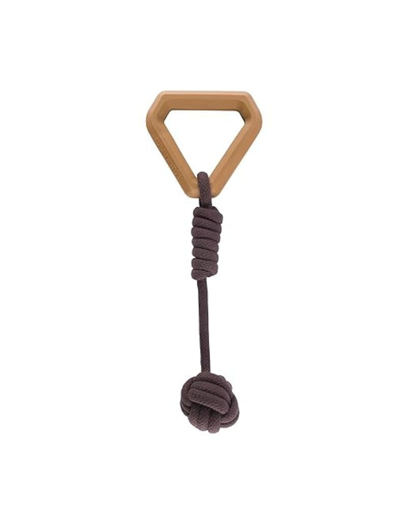 CARHARTT Rubber Handle Monkey Fist Dog Pull Toy