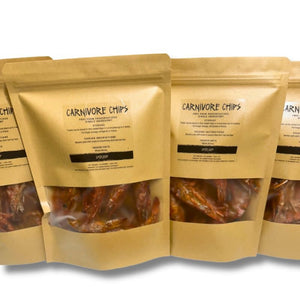 CARNIVOROUS CRAVINGS  Carnivore Chips Large Shrimp 10pk