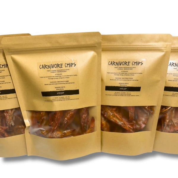 CARNIVOROUS CRAVINGS  Carnivore Chips Large Shrimp 10pk