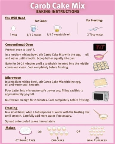 PUPPY CAKE Cake Mix Carob