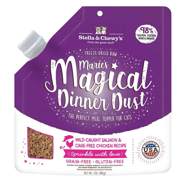 STELLA & CHEWY'S Magical Dinner Dust Salmon & Chicken for Cats 7oz