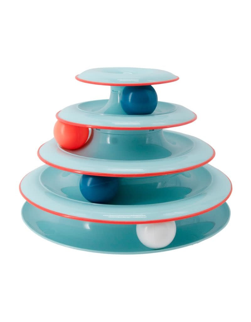 CATSTAGES Chase Meowtain Cat Track Toy Blue