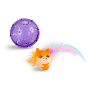 CATSTAGES Hamster Ball Interactive Treat Stuffer Cat Toy