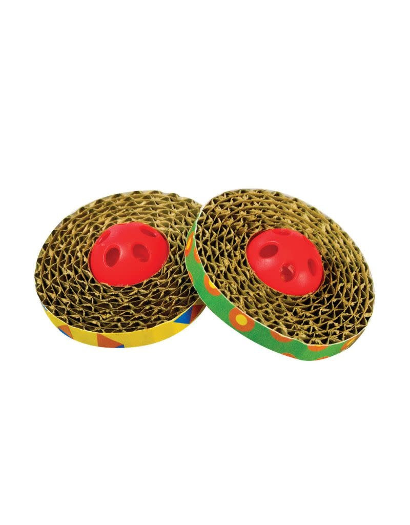 CATSTAGES Spin & Scratch Cat Toy 2pk
