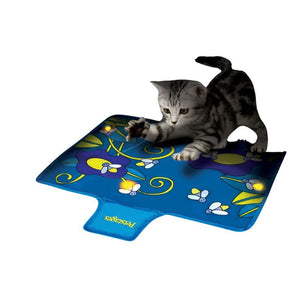CATSTAGES Swat & Play Quiet Mat Cat Toy Flashing Firefly