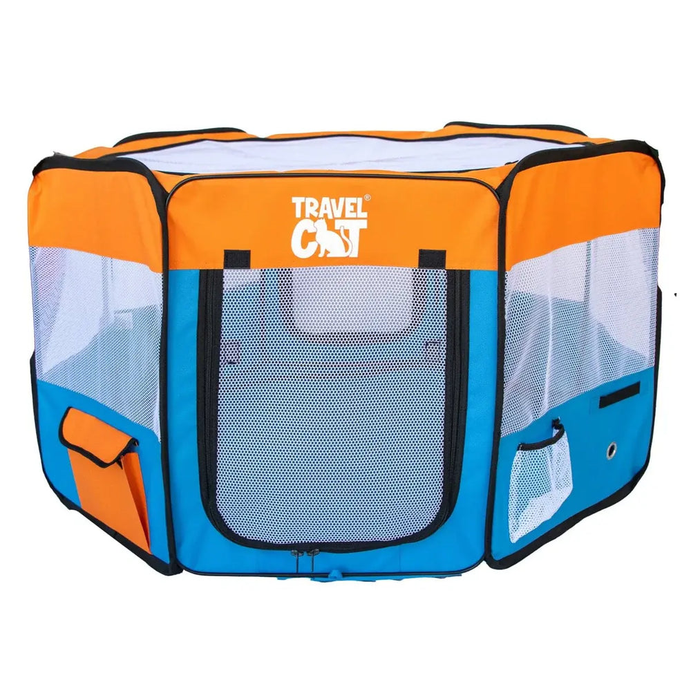 TRAVEL CAT The Feline Fun House - Portable Cat Play Tent