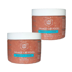 SAVAGE CAT Frozen Raw Cat Food Rabbit