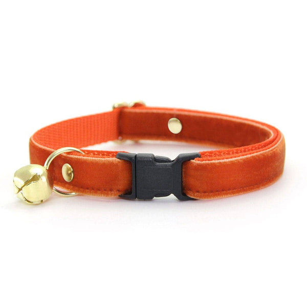 MADE BY CELO Roasted Pumpkin Burnt Orange Velvet Collar