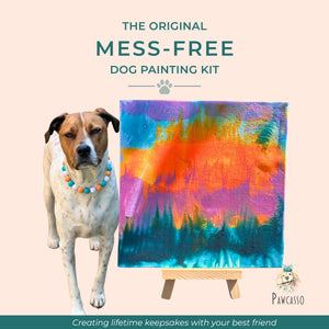 PAWCASSO ART CO Mess-Free Dog Painting Kit