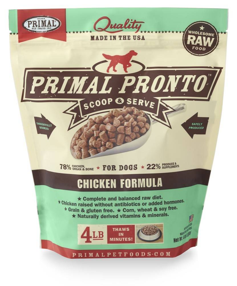 PRIMAL Pronto Raw Frozen Canine Chicken Formula