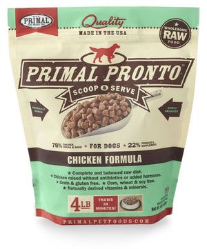 PRIMAL Pronto Raw Frozen Canine Chicken Formula