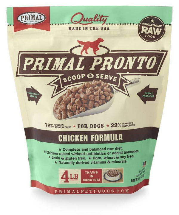 PRIMAL Pronto Raw Frozen Canine Chicken Formula