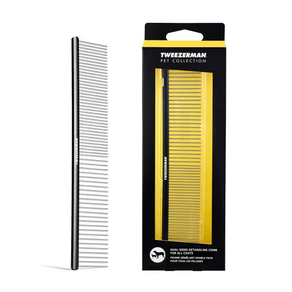 TWEEZERMAN PET Dual-Sided Detangling Comb