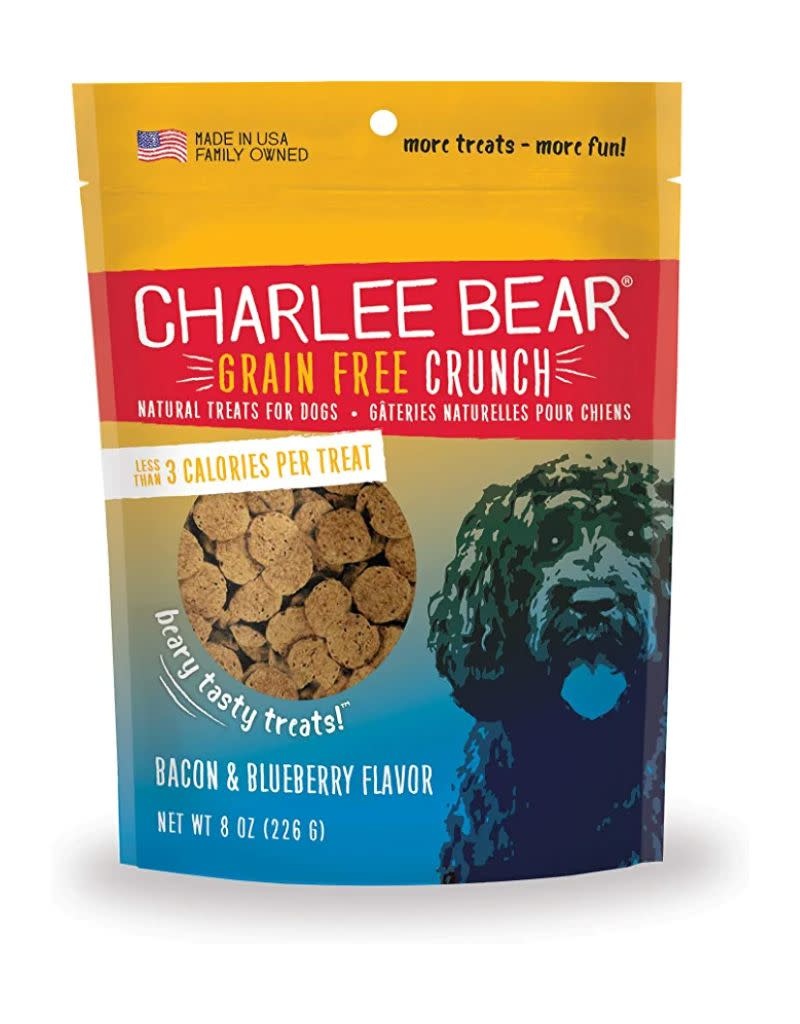 CHARLEE BEAR Dog Treats Grain-Free Bacon Blueberry 8oz