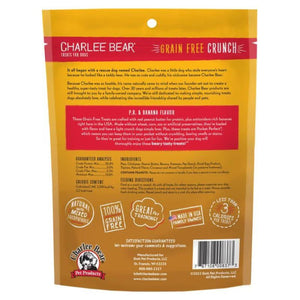 CHARLEE BEAR Dog Treats Grain Free Peanut Butter and Banana 8OZ