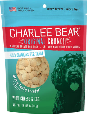 CHARLEE BEAR Dog Treats Cheese & Egg 16oz