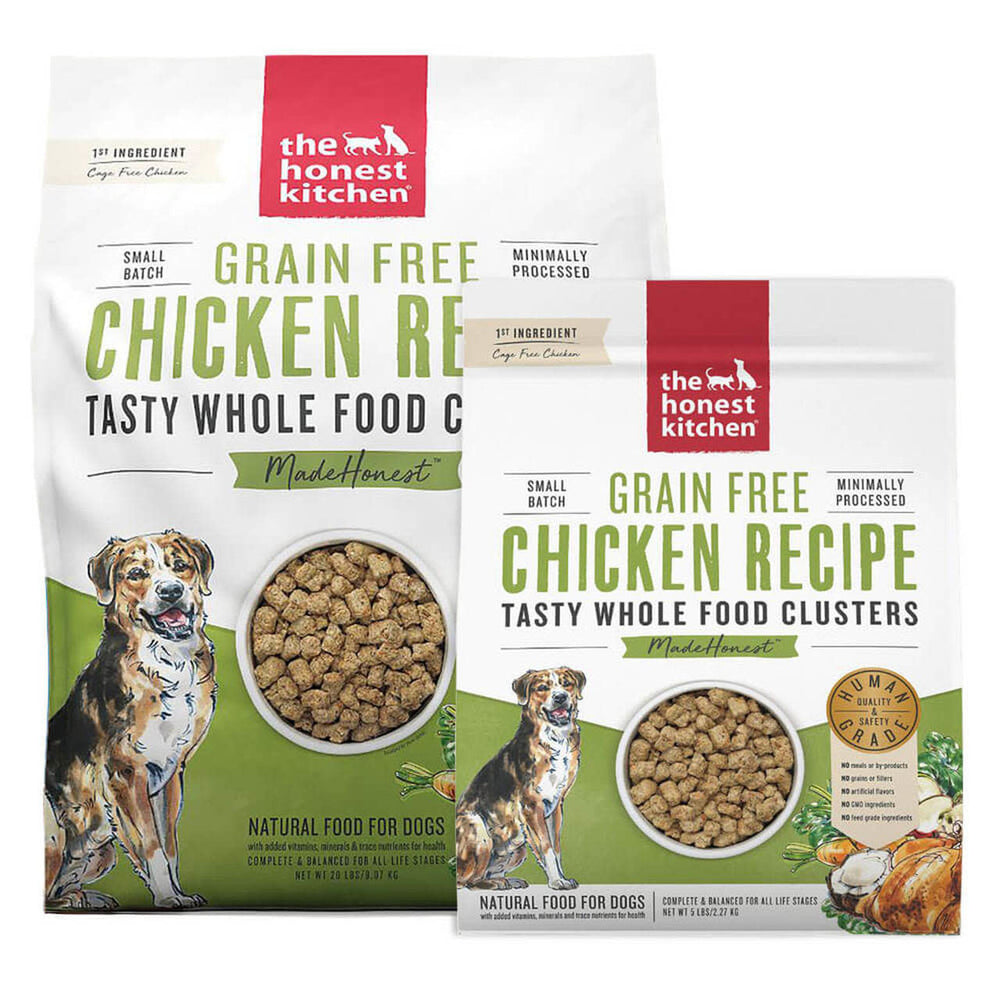 HONEST KITCHEN Whole Food Clusters Grain Free Dry Dog Food Chicken
