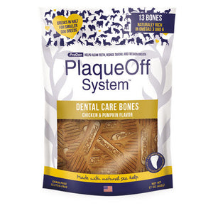 PRODEN PlaqueOff Dental Care Bones Chicken Pumpkin 17 oz.