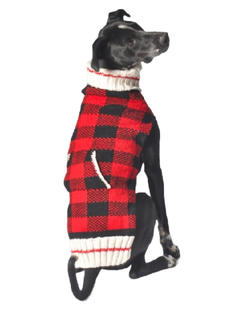 CHILLY DOG Buffalo Plaid Sweater