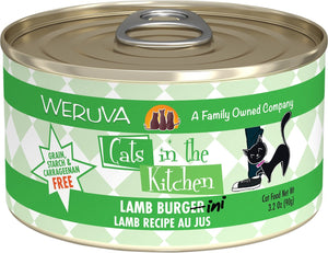 WERUVA Cats in the Kitchen Lamburgini Grain-Free Canned Cat Food Case