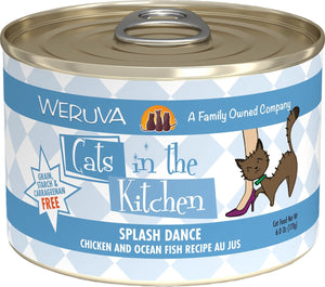 WERUVA Cats in the Kitchen Splash Dance Grain-Free Canned Cat Food Case
