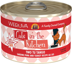 WERUVA Cats in the Kitchen Two Tu Tango Grain-Free Canned Cat Food Case