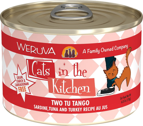 WERUVA Cats in the Kitchen Two Tu Tango Grain-Free Canned Cat Food Case