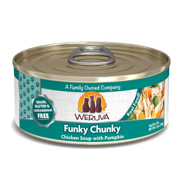 WERUVA Funky Chunky Grain-Free Canned Cat Food Case